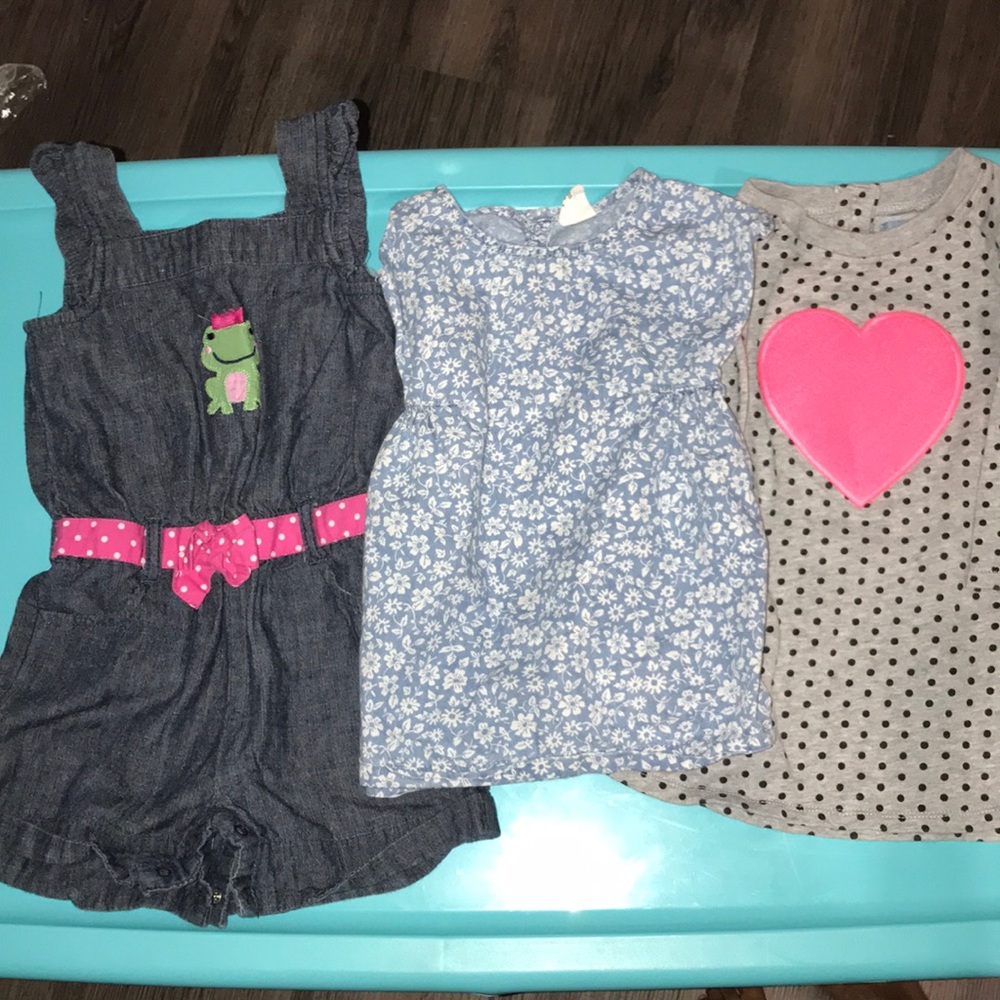 2 dresses and 1 romper!